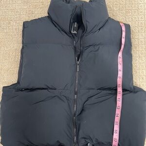 Women's Black Puffer Vest